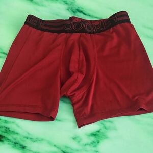 Jockey Briefs W Support Pouch Red & Black Size small